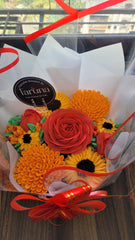 Autum Radiance Regular Bouquet Cake - 750 Grams / (7 cupcakes)