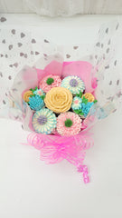 Pastel Perfection Regular Bouquet Cake - 750 grams / (7 cupcakes)
