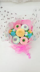 Pastel Perfection Regular Bouquet Cake - 750 grams / (7 cupcakes)