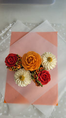 Autum Radiance Small Bouquet Cake - 550 grams / (5 cupcakes)